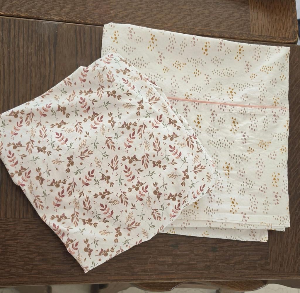 Lakensetje campingbedje, Kinderen en Baby's, Babywiegjes en Ledikanten, Ophalen, Zo goed als nieuw, Reisbedje