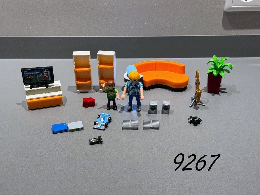 Playmobil 9267 Salon – goede staat, Gebruikt, Complete set, Overige typen, Ophalen of Verzenden