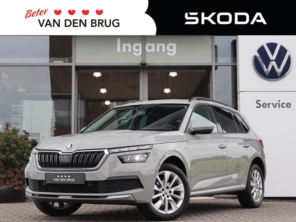 Skoda Kamiq 1.0 TSI 110 pk DSG Clever | Trekhaak | LED | Cli, Gebruikt, Euro 6, Grijs, 3 cilinders