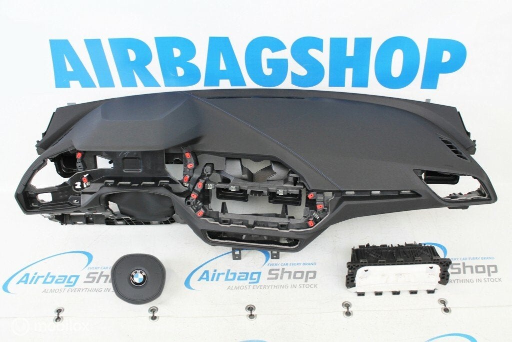 Airbag set Dashboard M blauwe stiksels BMW 1 serie F40, Gebruikt, Ophalen of Verzenden