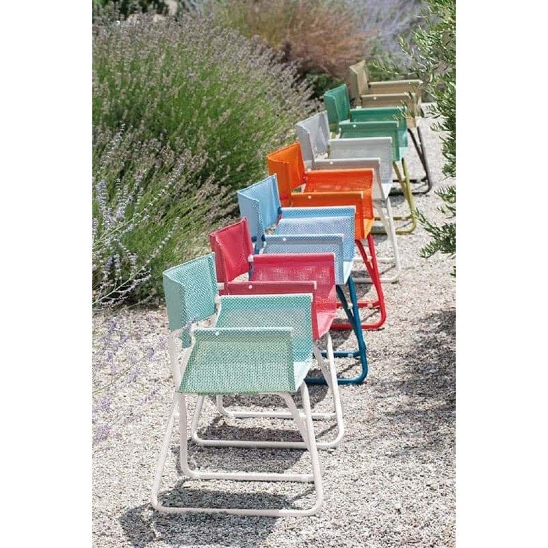EMU Snooze regisseursstoel tuinstoelen groen, Ophalen, Gebruikt, Metaal, Inklapbaar
