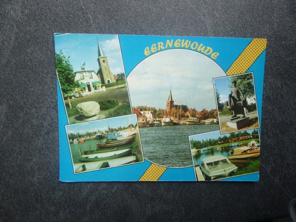 Eernewoude, kerk/boot, Verzenden, 1980 tot heden, Gelopen, Noord-Brabant