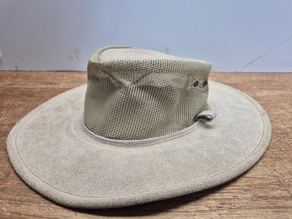 Australie outdoor leren dames hoed, Jacura, maat 55 small, 55 cm (S, 6⅞ inch) of minder, Hoed, Ophalen of Verzenden, Zo goed als nieuw