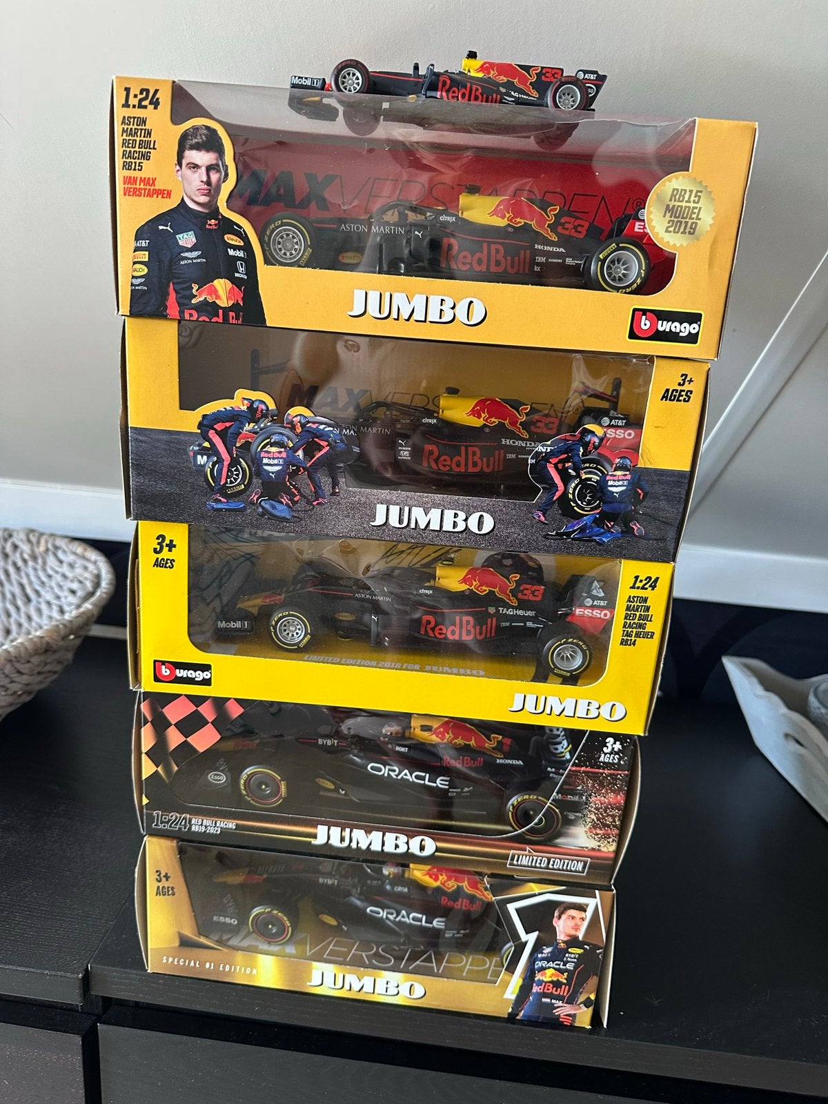 Max Verstappen Red Bull Racing modelauto's (diverse), Overige merken, Auto, 1:32 tot 1:50, Nieuw