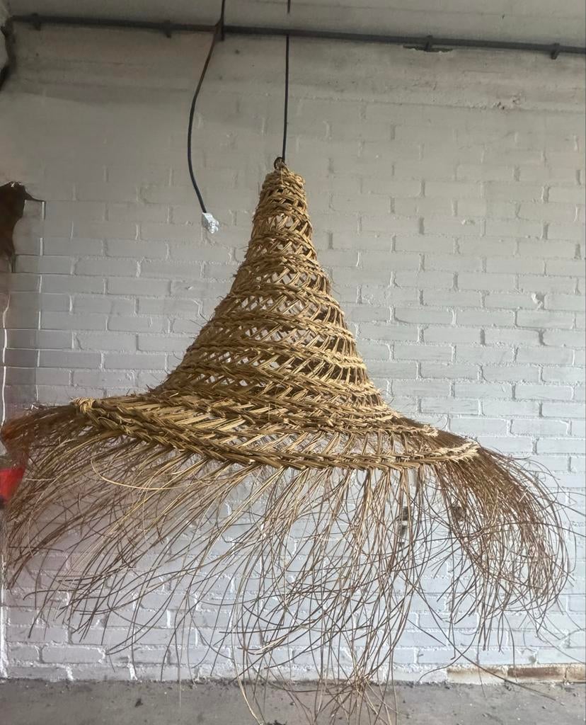 Grote Zeegras Hanglamp - Natuurlijke Sfeermaker, Ophalen, Nieuw, Overige materialen