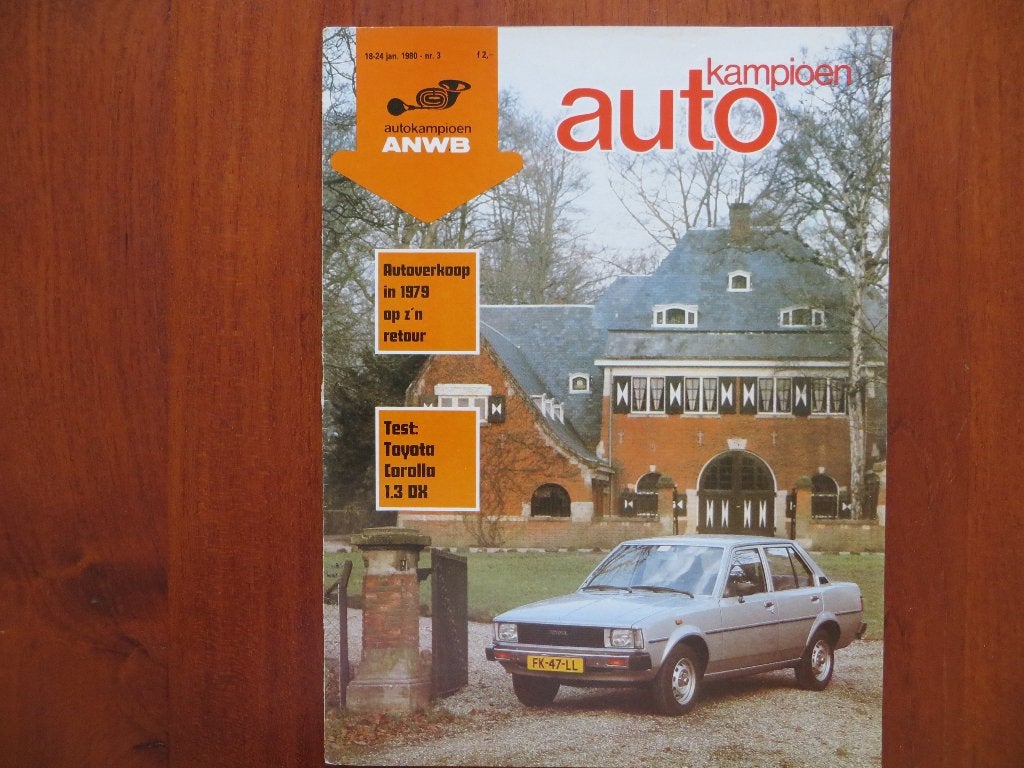 Autokampioen 3 1980 Toyota Corolla 1.3 DX, namen of getallen, Boeken, Ophalen of Verzenden, Nieuw, Toyota