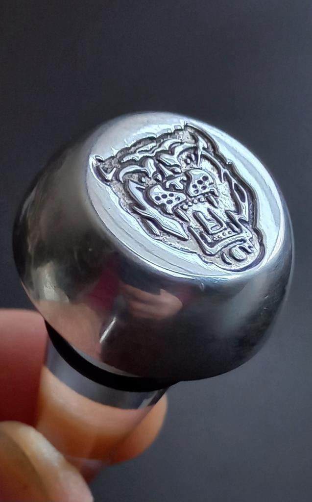 Zilveren Jaguar Wijnstopper – 925 Sterling Zilver, Antiek en Kunst, Ophalen of Verzenden, Zilver