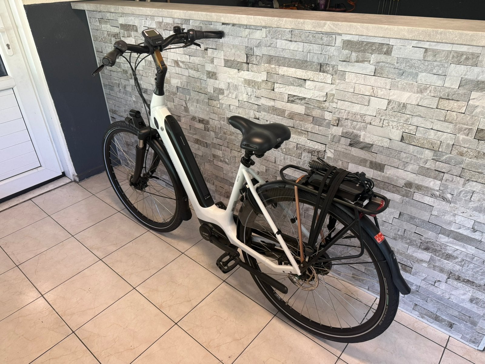 E-Bike Batavus Finez TOTAAL 4000km. Bosch Active Line., Ophalen, Batavus, Zo goed als nieuw, 47 tot 51 cm