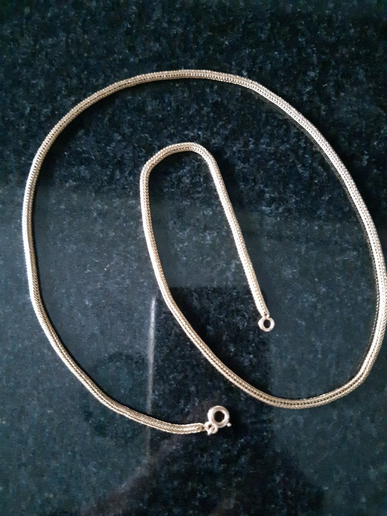 Gouden 18K Ketting. 50cm, 16.3 gr., Ophalen, Zo goed als nieuw, Goud, Goud