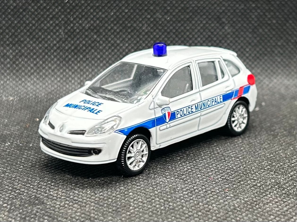 Norev Renault Clio Estate Police Municipale 1:64, Verzenden, Zo goed als nieuw, Auto