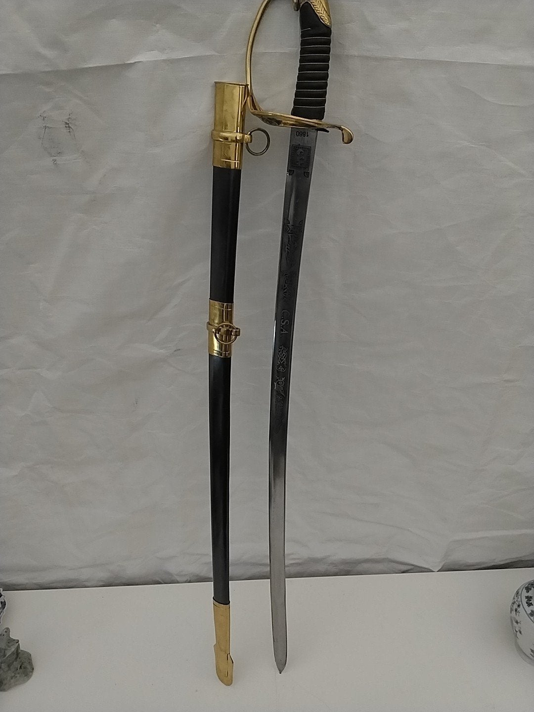 Decoratieve Sabel met Schede - 99 cm, Verzamelen, Ophalen of Verzenden, Overige soorten, Overige gebieden, Zwaard of Sabel