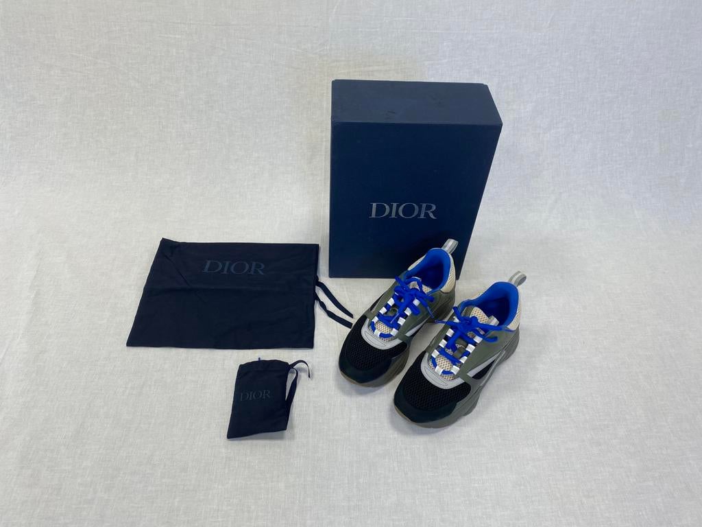 Dior B22 Black/Khaki/Blue Size 42,5, Verzenden, ., Zwart, .