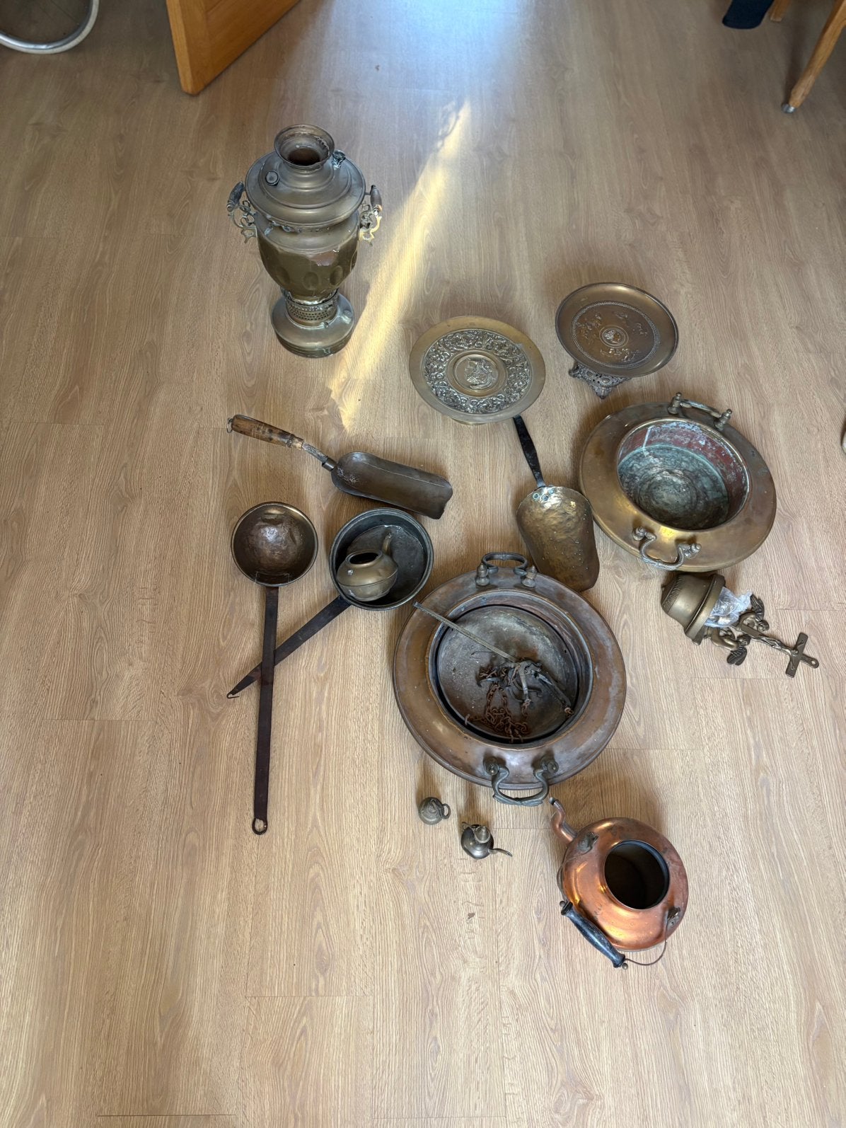 Kopere verzameling, Ophalen