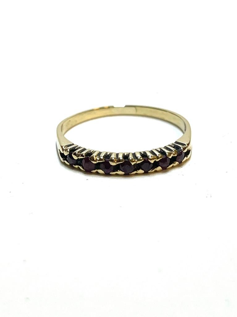 18k gouden ring met robijn, -, -, Ophalen of Verzenden, Dame