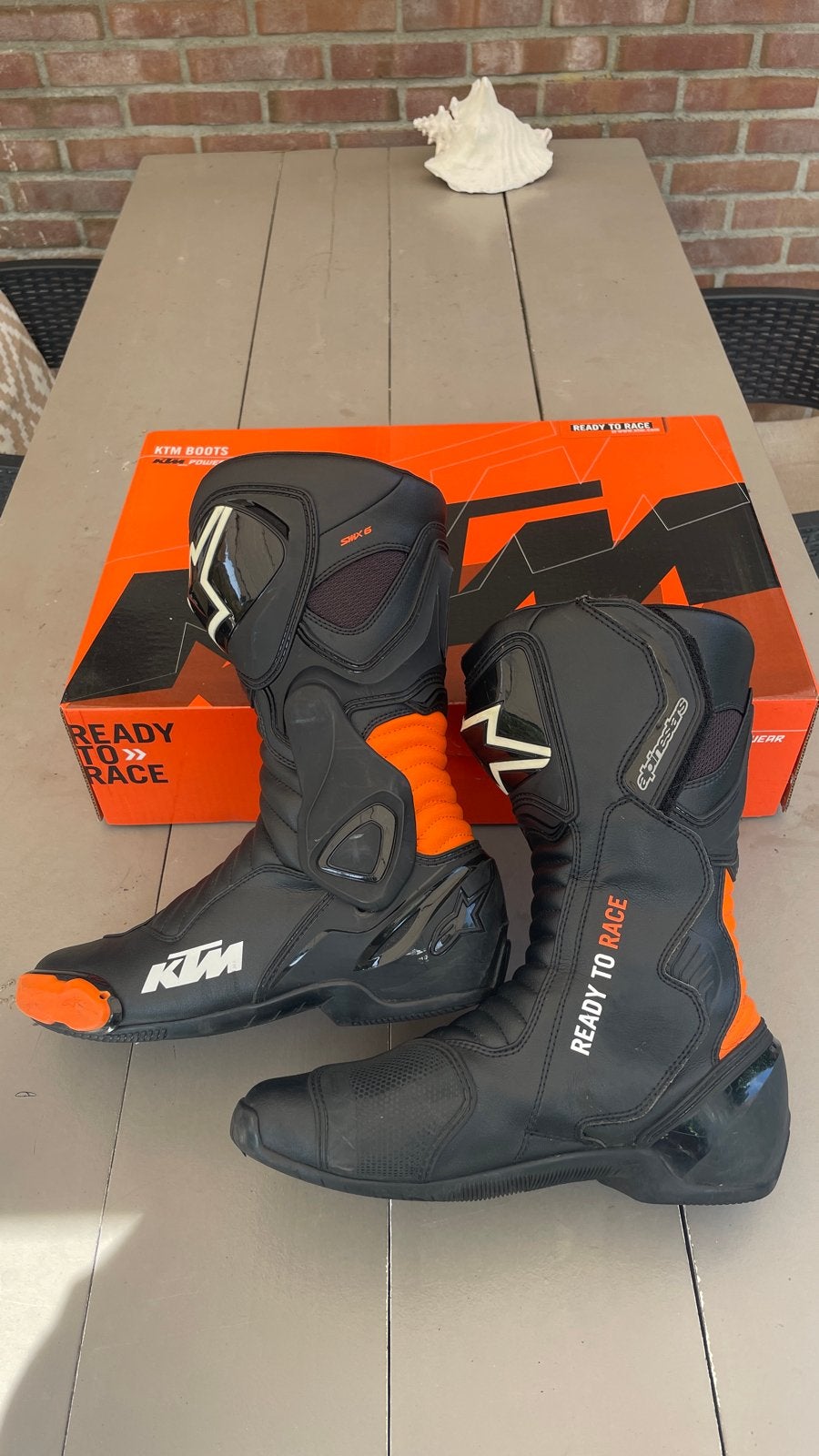 KTM x Alpinestars SMX-6 motorlaarzen - Maat 44, Motoren, Kleding | Motorkleding, Ophalen of Verzenden, Tweedehands, Heren, Laarzen