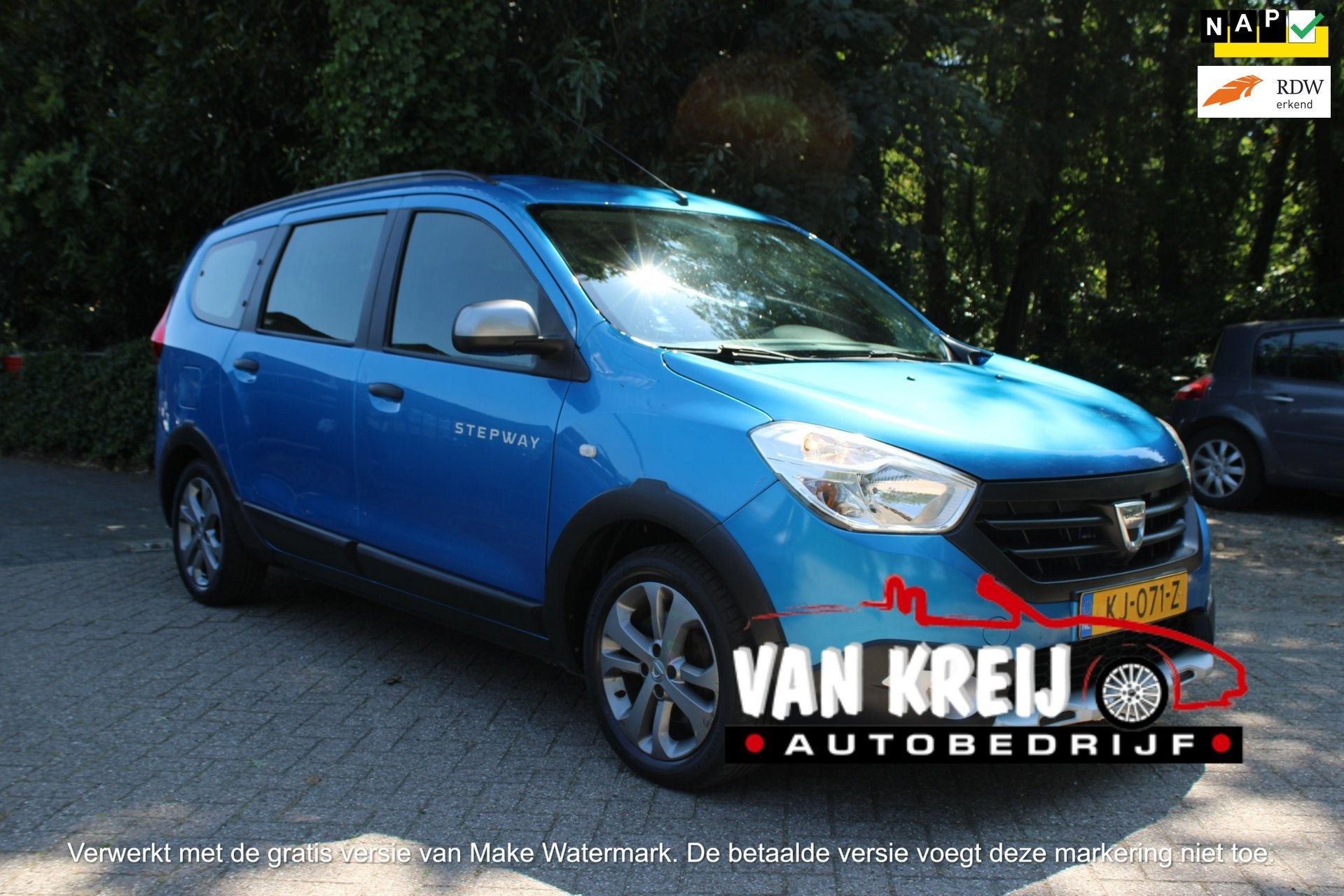 Dacia Lodgy 1.2 TCe Stepway 7p., Airco, Navi, Cruise, Trekha, Auto's, Voorwielaandrijving, Stof, Gebruikt, Euro 6