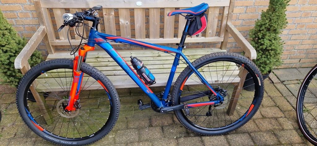Cube analog blue `n `Flashred mountainbike, Overige merken, Gebruikt, Hardtail, Heren