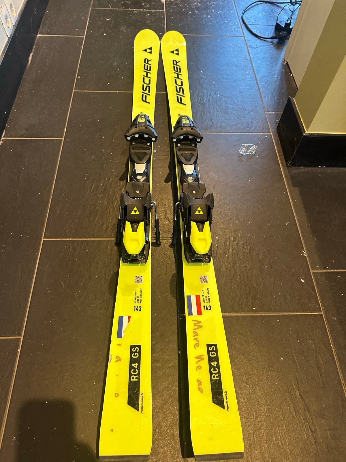 Fischer RC4 GS Ski's - 143 cm - Zo goed als nieuw, 140 tot 160 cm, Fischer, Ophalen of Verzenden, Zo goed als nieuw