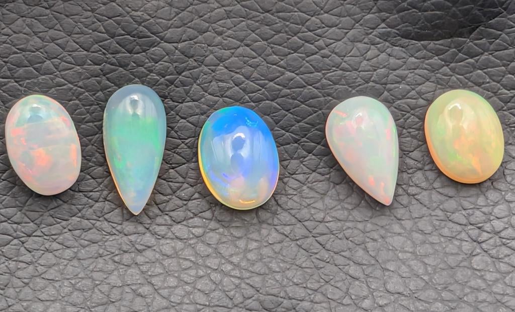 Ethiopische opaal 5x, Sieraden, Tassen en Uiterlijk, Edelstenen, Ophalen of Verzenden, Nieuw