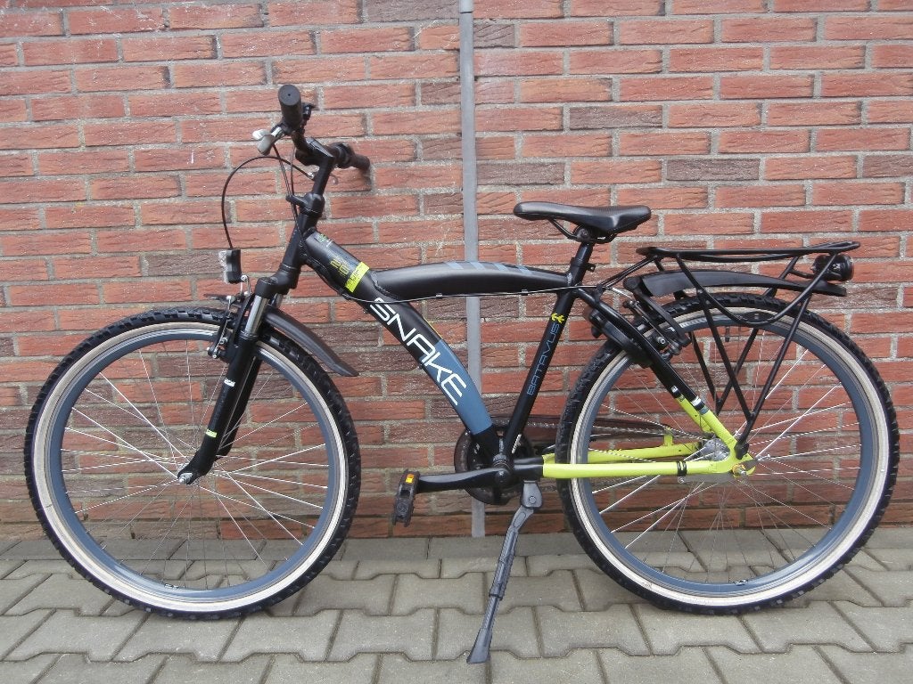 #6 ALS NIEUW! Batavus Snake 26 inch, 43 cm. zwart-geel, Fietsen en Brommers, Fietsen | Jongens, Terugtraprem, Versnellingen, Batavus