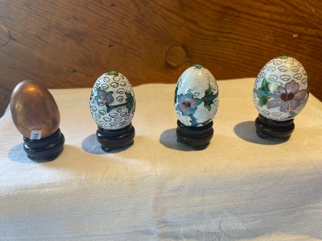 Demo cloisonné ei, Antiek en Kunst, Ophalen of Verzenden