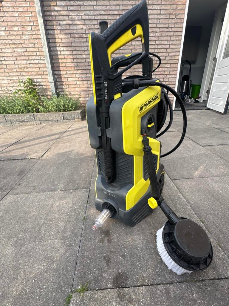 Parkside PHD 170 B2 Hogedrukreiniger met terrasreiniger, Ophalen of Verzenden, Gebruikt, Elektrisch, Met autostop en -start