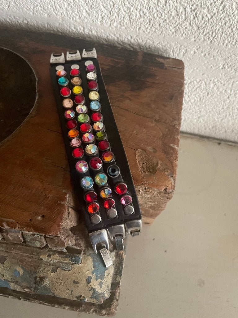 Prachtige Josh Armband ,vele kleuren, Ophalen of Verzenden, Zo goed als nieuw, Zilver
