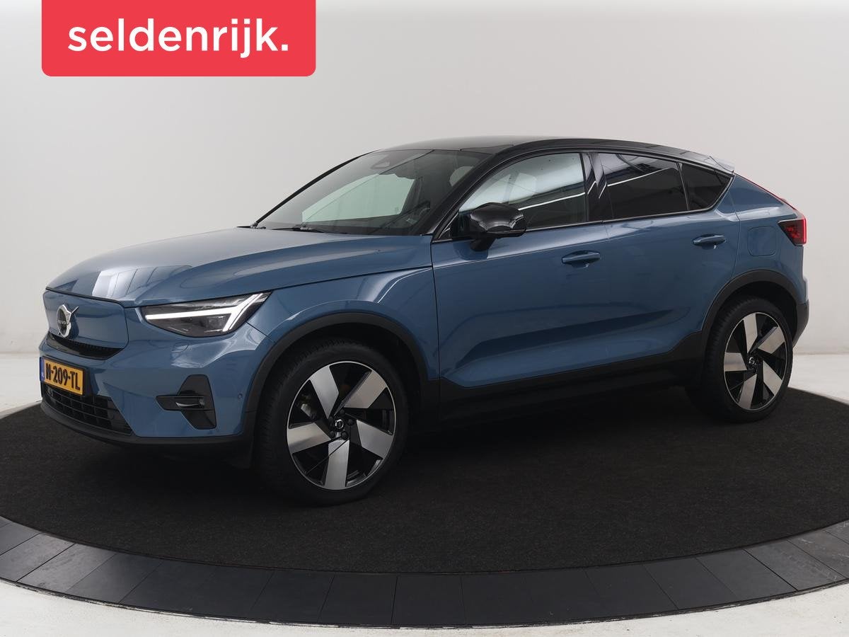 Volvo C40 Recharge Twin Intro Edition 78 kWh | SOH 91,2% | P, 34 min, Blauw, Origineel Nederlands, Vierwielaandrijving
