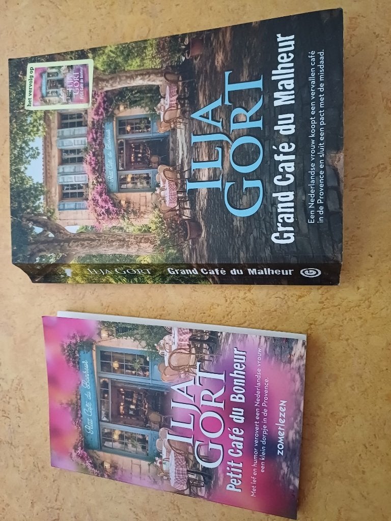 ILJA GORT petit cafe  du bonheur & Grand Cafe du Malheur, Ophalen of Verzenden, Zo goed als nieuw, Ilja Gort, Nederland