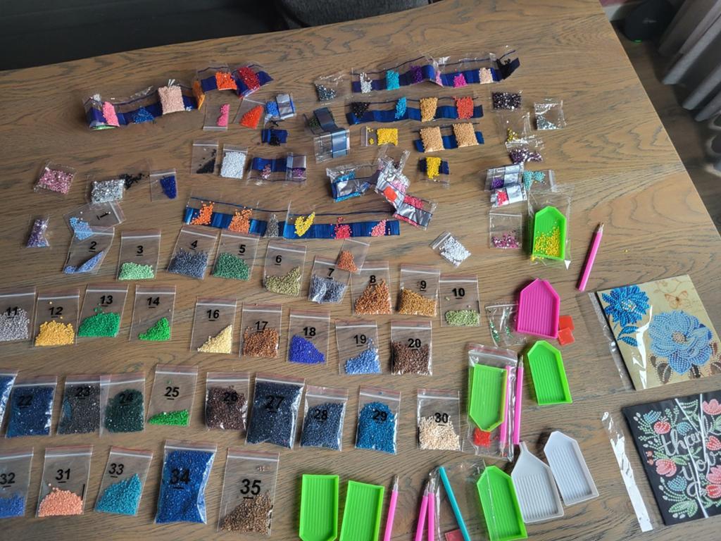 Diamond painting;   diamonds en pennen, Hobby en Vrije tijd, Ophalen of Verzenden, Nieuw, Knutselwerk