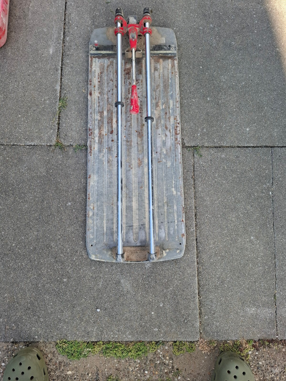 Tegelsnijder TS-60 in koffer, Doe-het-zelf en Verbouw, Tegels, Gebruikt, 60 cm of meer, Ophalen of Verzenden, Minder dan 5 m²