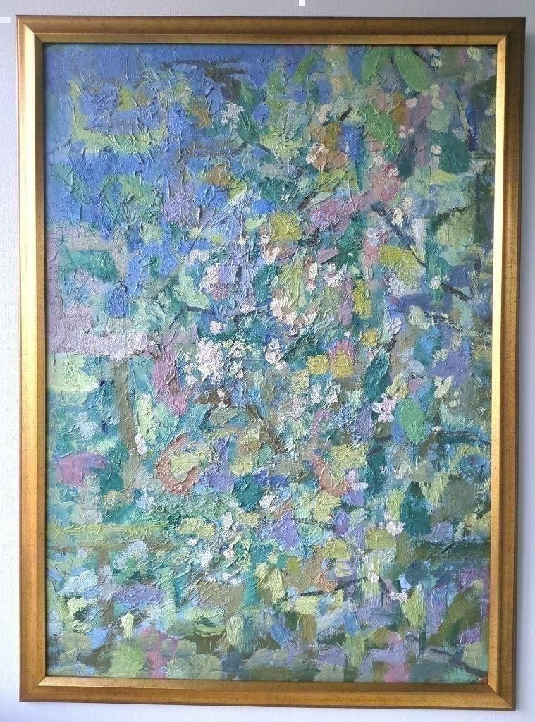 Rudi Polder - Bloemen, Verzenden, Olieverf, Bloemen