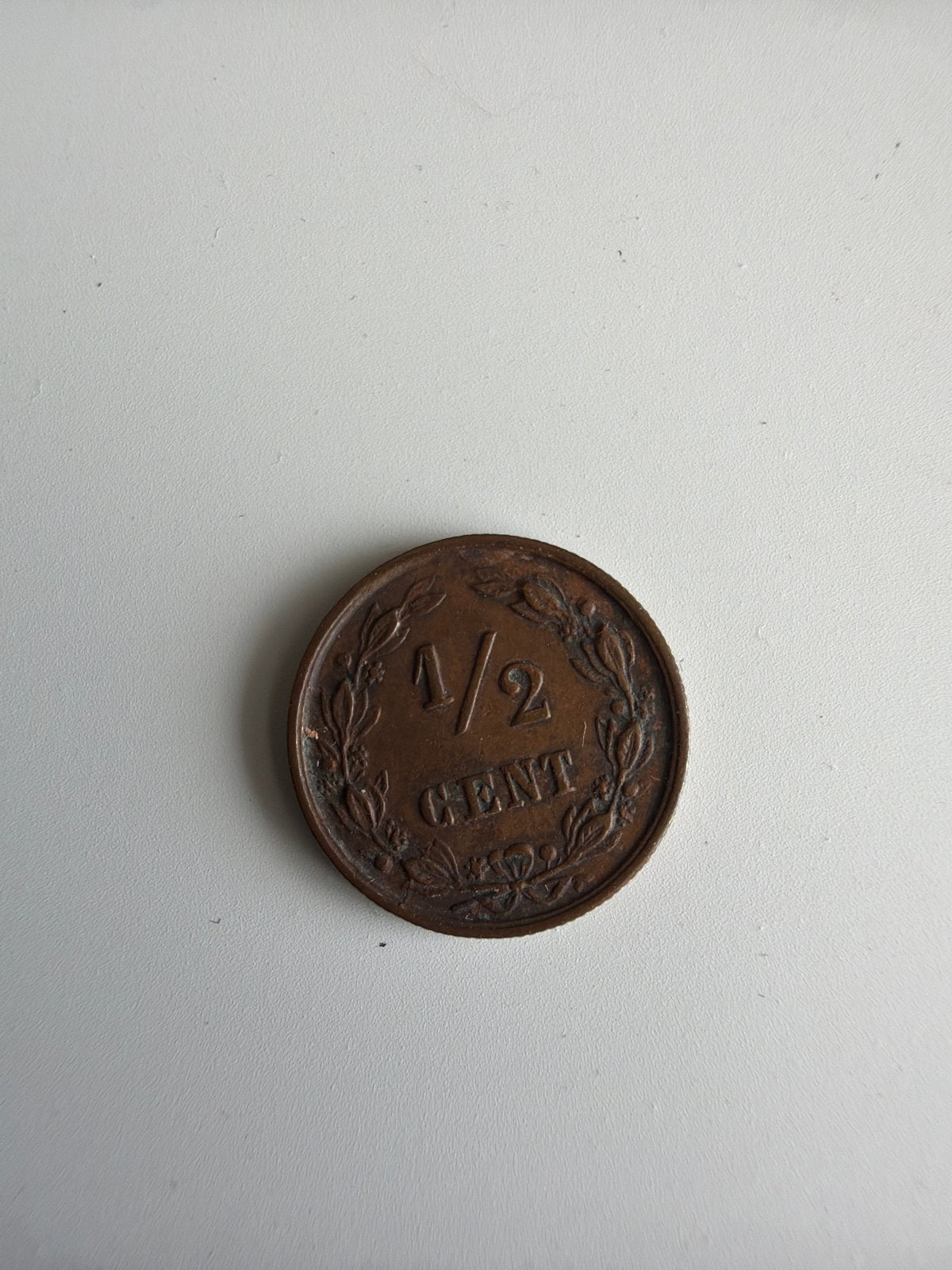 Zeldzame 1/2 Cent Munt - 1894 Historische Nederlandse Munt, Ophalen of Verzenden, Vóór koninkrijk, Overige waardes, Losse munt
