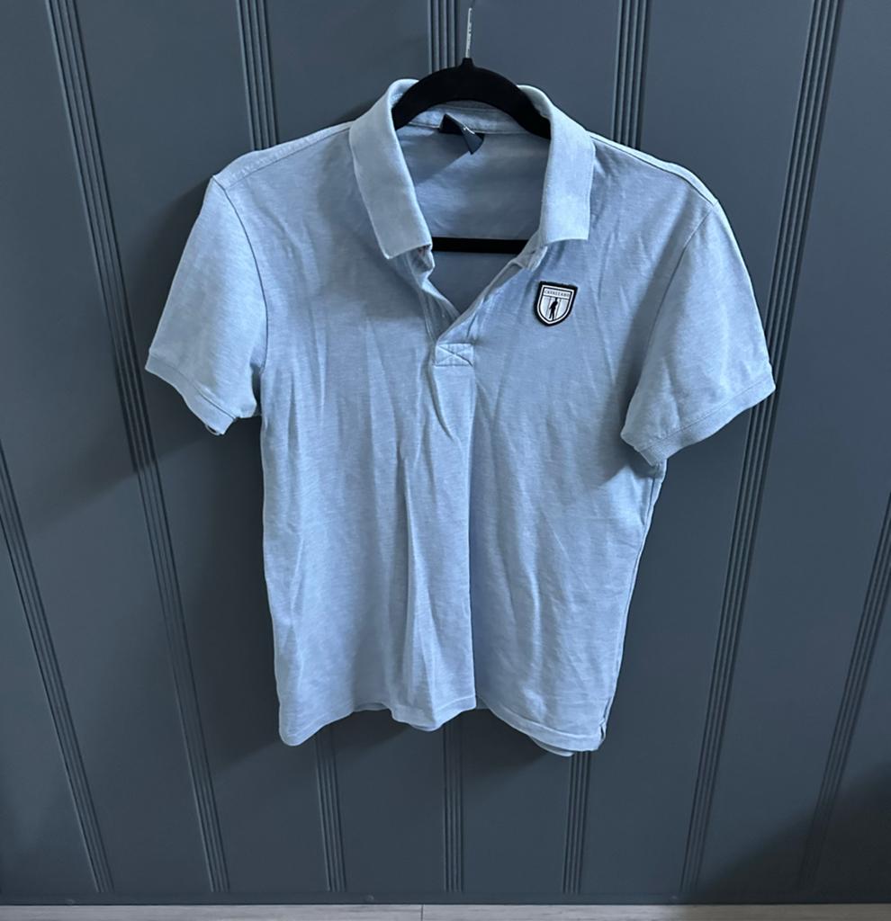 Mooi lichtblauw polo shirt van Cavallaro maat S, Ophalen of Verzenden, Zo goed als nieuw, Maat 46 (S) of kleiner, Blauw