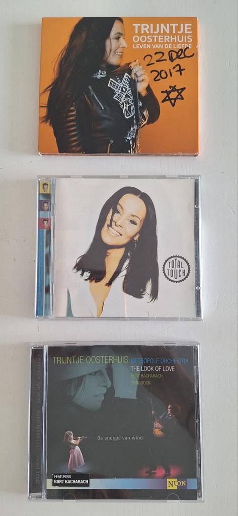 Trijntje Oosterhuis CD's - 3 stuks, inclusief gesigneerd, Ophalen of Verzenden, 2010 - 2019, Gebruikt