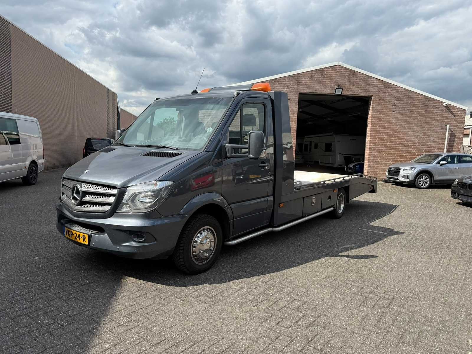 Mercedes-Benz - Sprinter Oprijwagen - 519 3.0 CDI 432 - VGP-, Auto's, Euro 5, Gebruikt, Bedrijf, Diesel
