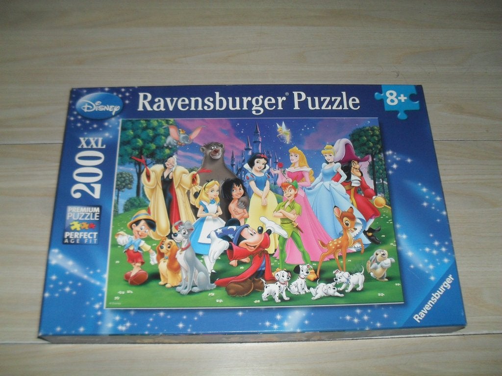 Disney's lievelingen puzzle 200 XXL stukjes, Ophalen, Minder dan 500 stukjes, Zo goed als nieuw, Legpuzzel