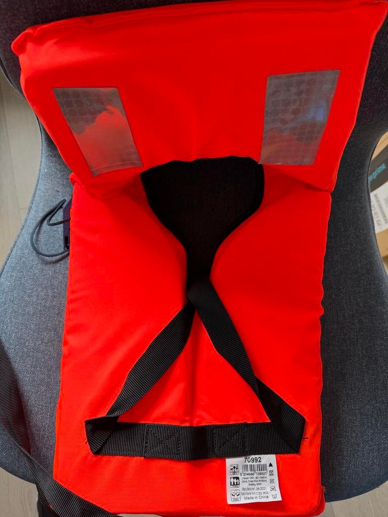 Reddingsvest 100N Kind 15-40kg, Borstomvang 50-80cm, Ophalen of Verzenden, Nieuw