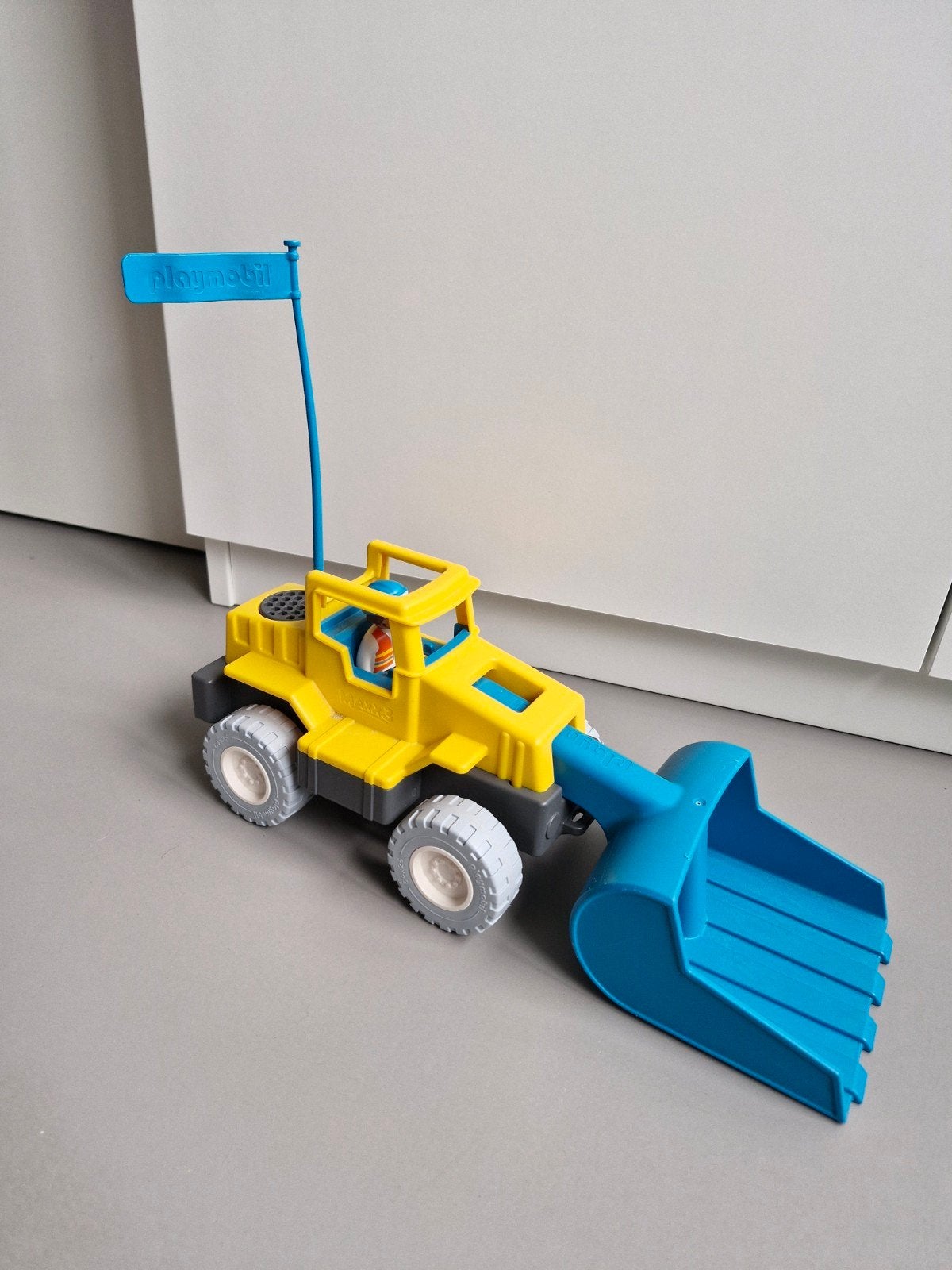 Playmobil 1.2.3. Graafmachine met Schep - 9145, Ophalen of Verzenden, Gebruikt, 1.2.3, Voertuig