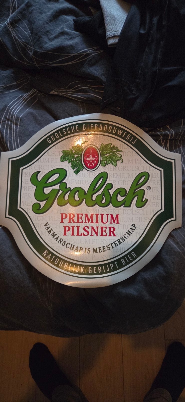 Grolsch placemat, Ophalen of Verzenden, Grolsch
