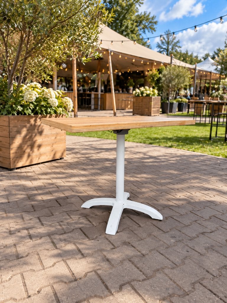 terrasklap tafel, Ophalen, 100 tot 150 cm, 50 tot 100 cm, Zo goed als nieuw