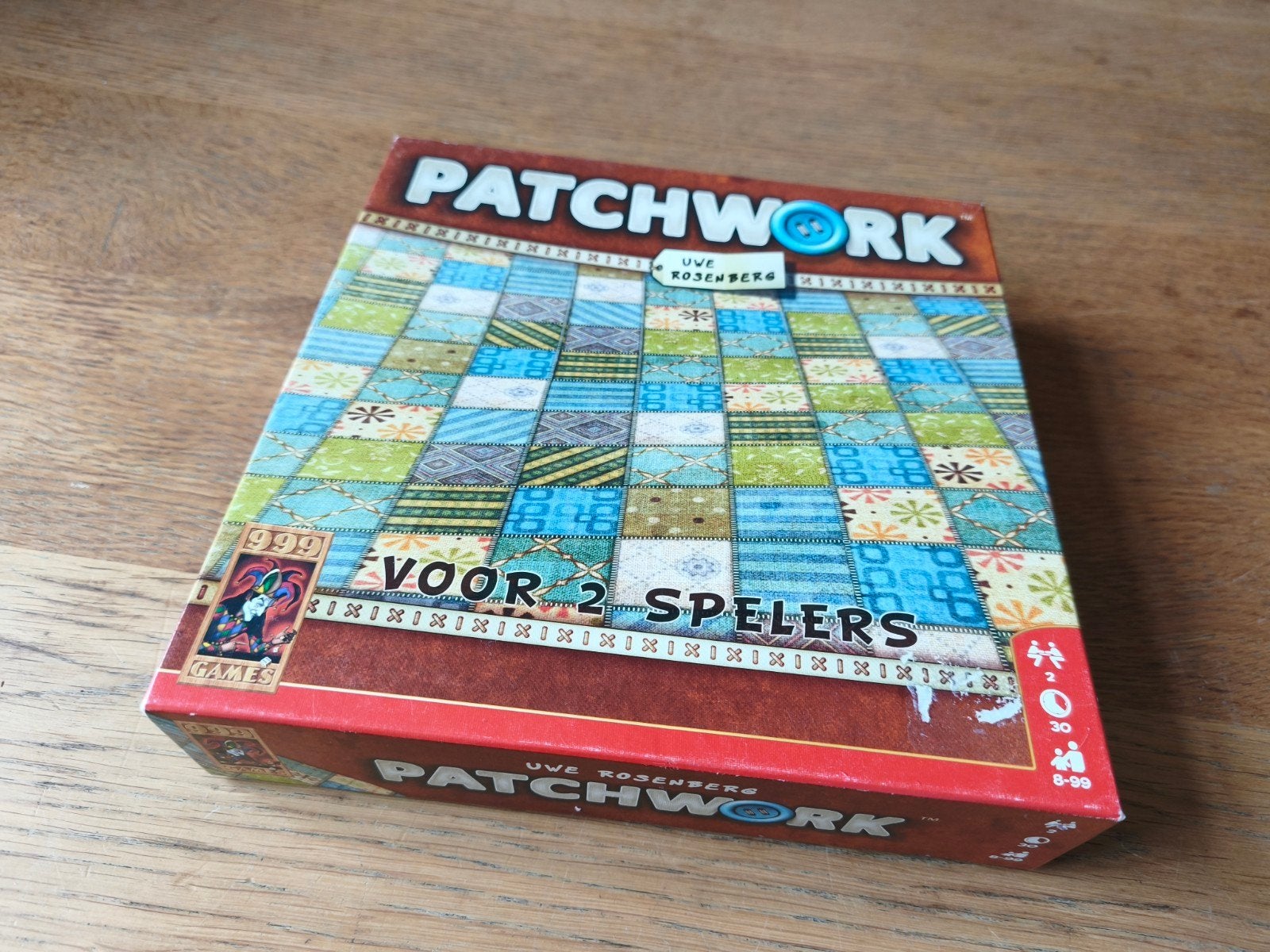Patchwork Bordspel - 999 games l 8+, Een of twee spelers, Ophalen of Verzenden, Gebruikt, 999 Games