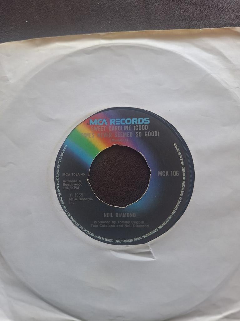 Neil diamond sweet caroline, Ophalen of Verzenden, Gebruikt, Pop
