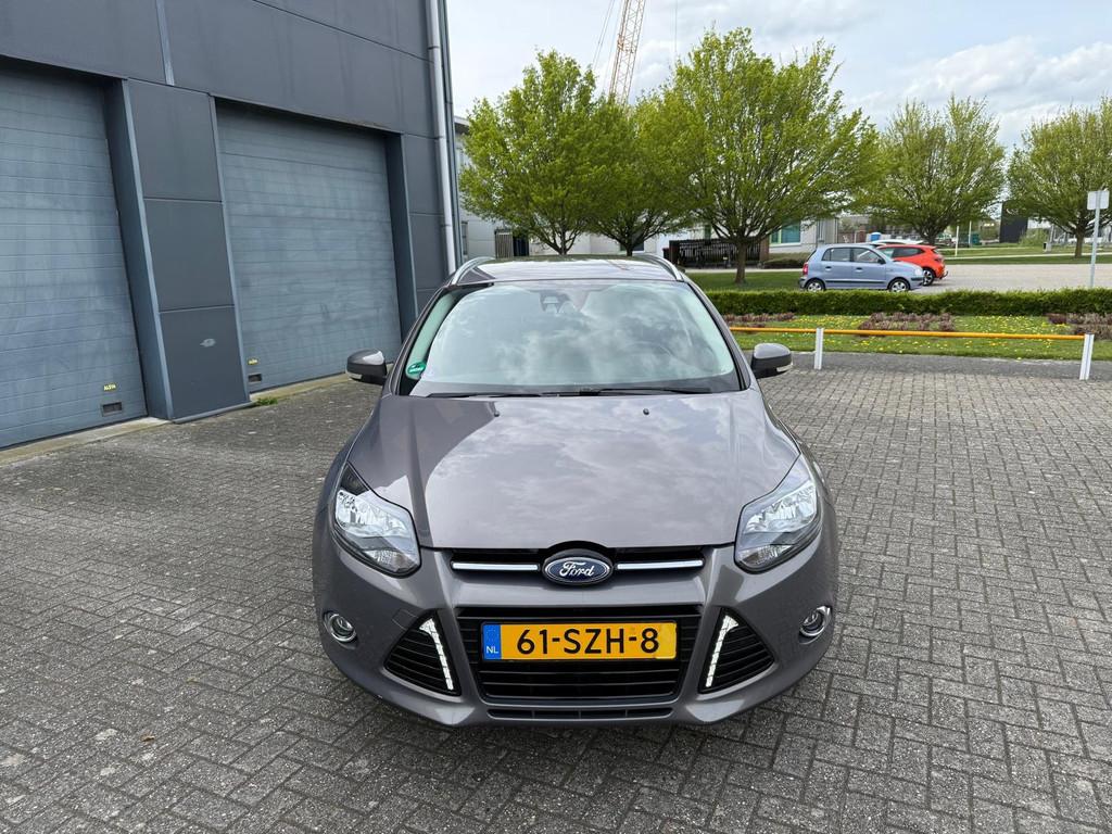 Ford Focus Wagon 1.6 EcoBoost Titanium 182 pk!, Auto's, 1258 kg, Gebruikt, Zwart, 4 cilinders