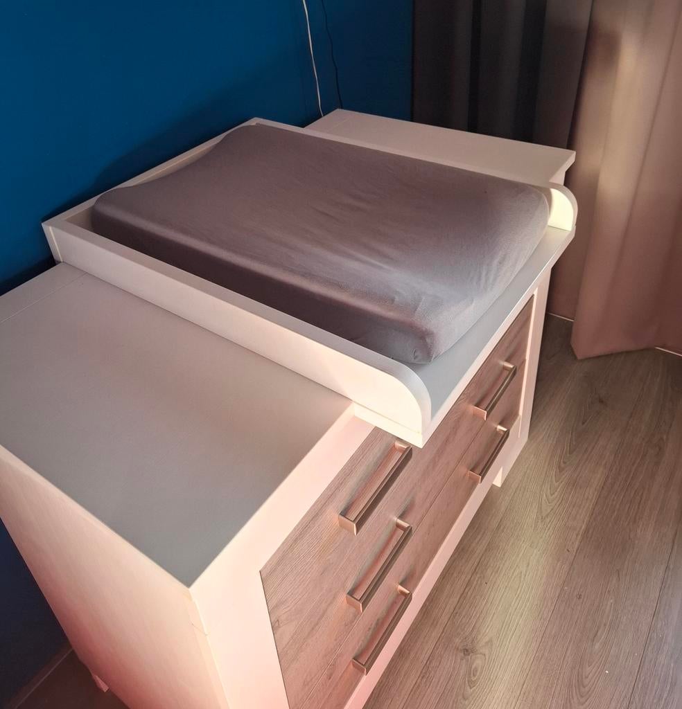 Aankleedblad voor commode - alleen het rekje, Gebruikt, 50 tot 70 cm, 75 tot 100 cm, Opstaande rand