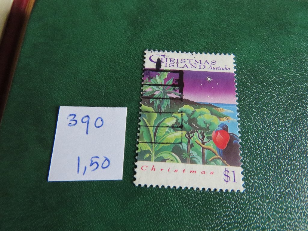 australie chrismas island 390, Ophalen of Verzenden, Gestempeld