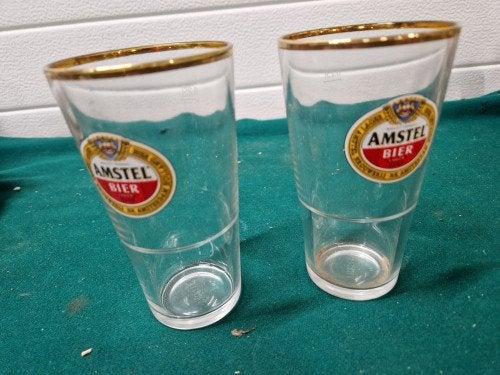 Amstel bier vaasjes, Ophalen of Verzenden, 'T Olde Gre-j, Info@toldegrej.nl, Endepoelstraat 20f Didam