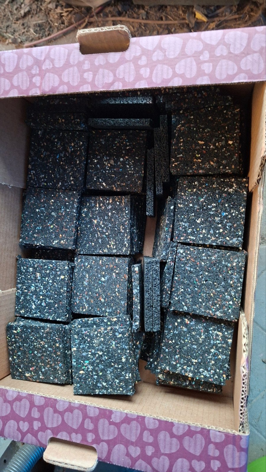 tegeldragers rubber  10x10 CM, Ophalen of Verzenden, Overige materialen