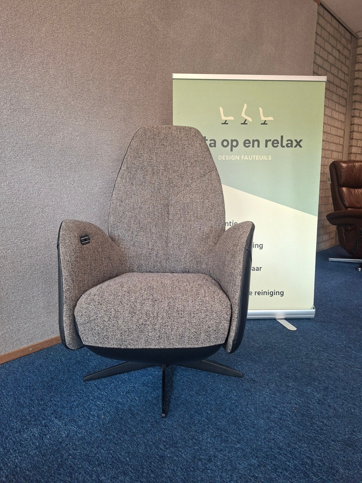sta op relax fauteuil Gealux Twinz showroom model op accu🔋, Ophalen of Verzenden, Zo goed als nieuw, Staopenrelax@gmail.com, Sta-op-en-relax