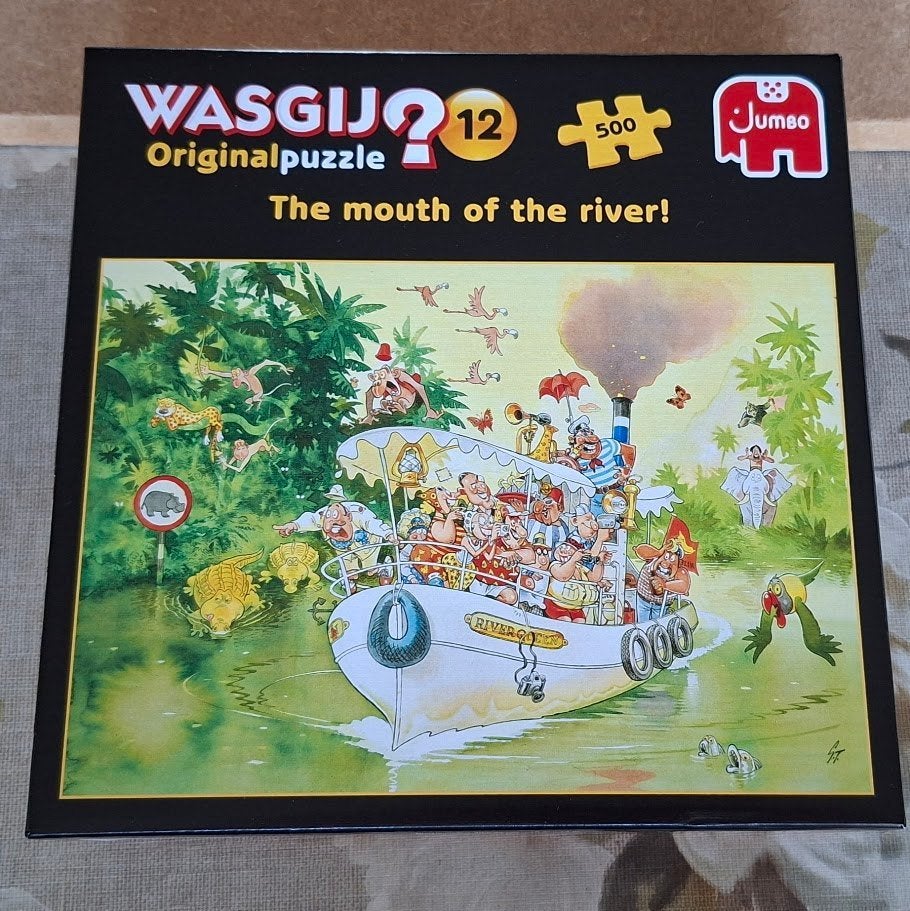Wasgij Original 12: The Mouth of the River! - 500 stukjes, Ophalen of Verzenden, 500 t/m 1500 stukjes, Zo goed als nieuw, Legpuzzel